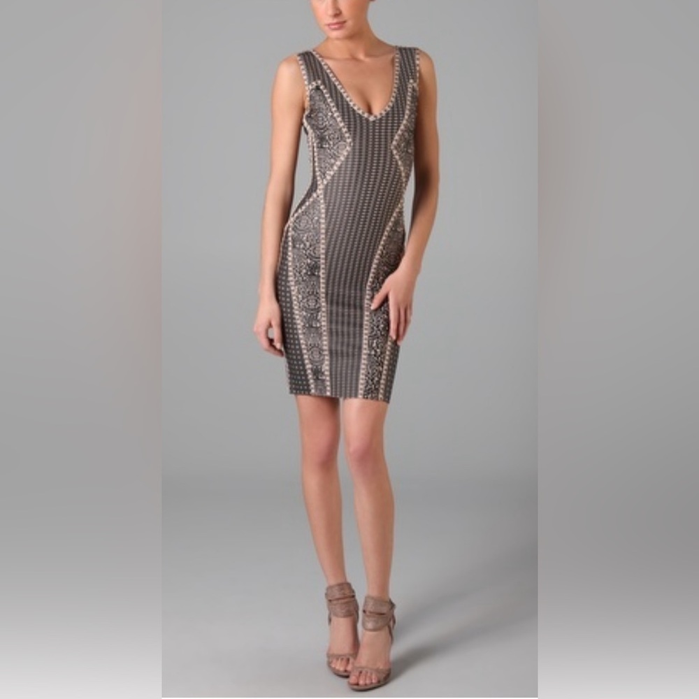 Herve’ Leger Bandage Mini Dress SZ S Excellent like new condition.